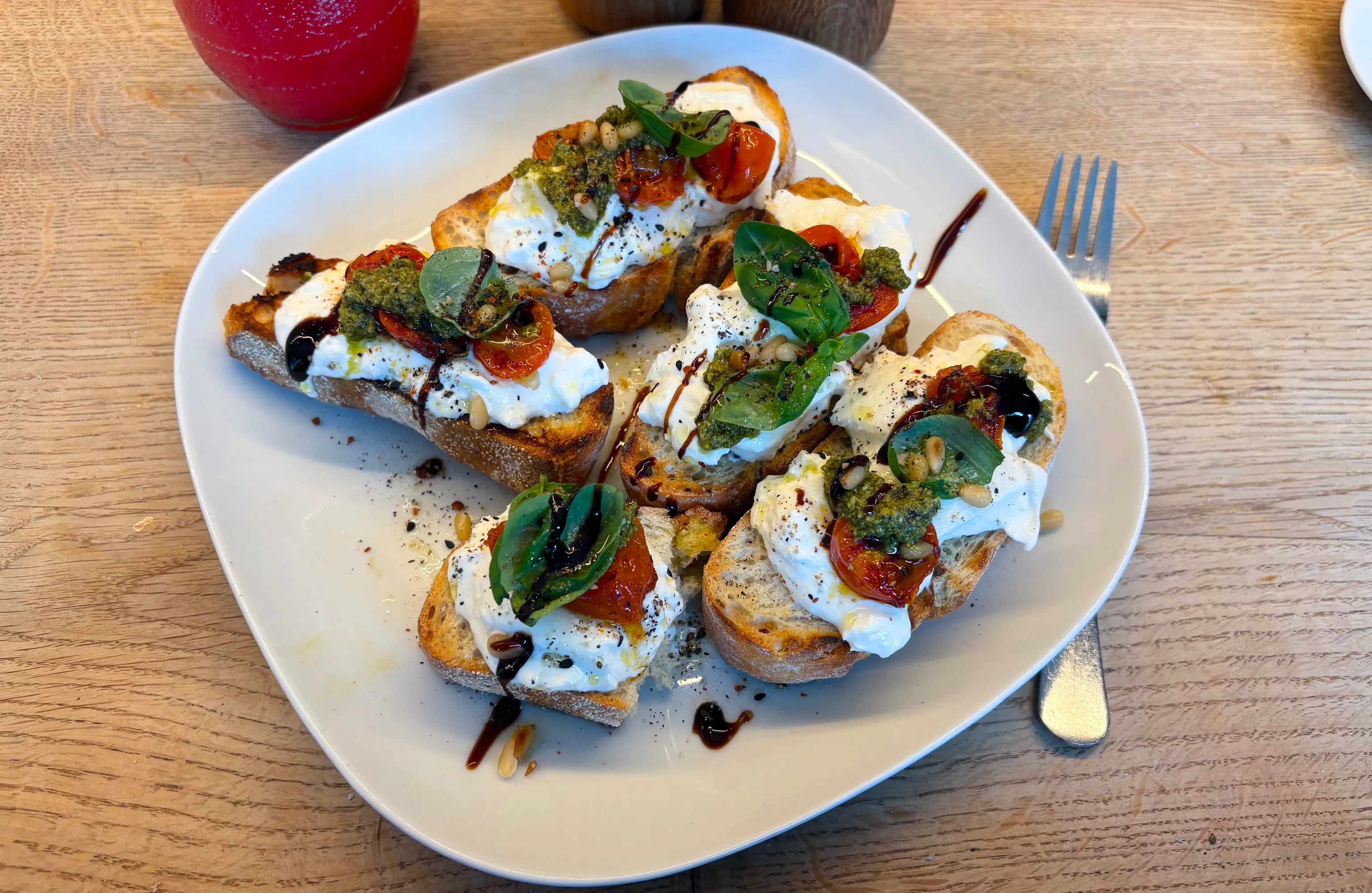 Burrata Bruschetta