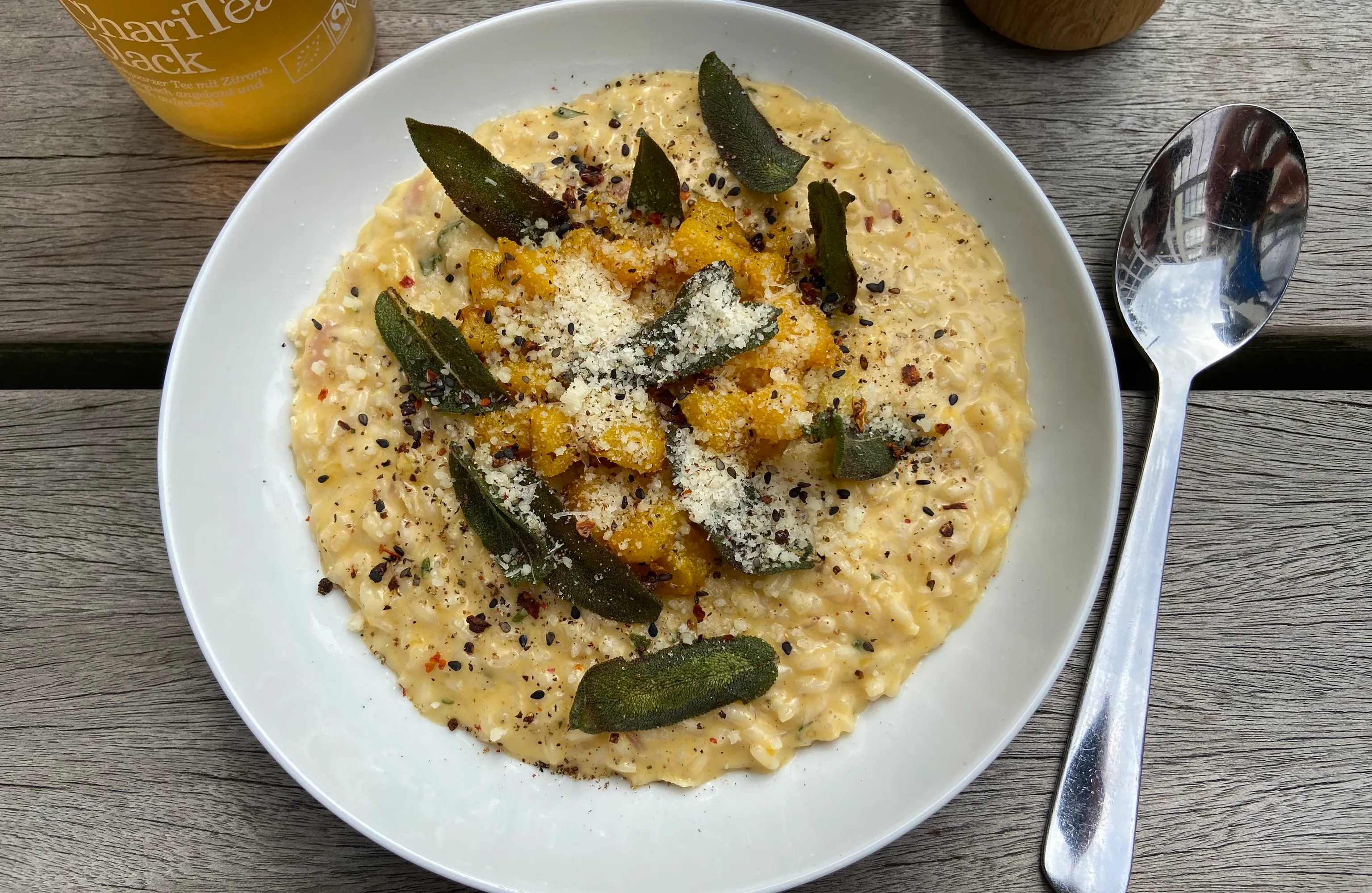 Butternut Salbei Risotto